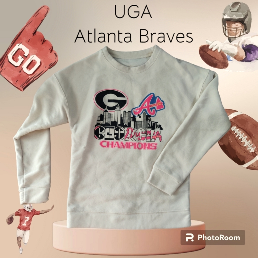 UGA Atlanta Braves sweatshirt Georgia